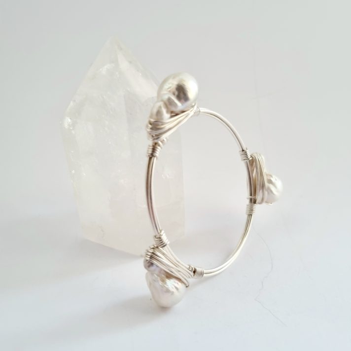 Baroque Pearl Bangle