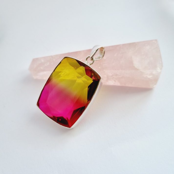 Crystal Two Colour Pendant